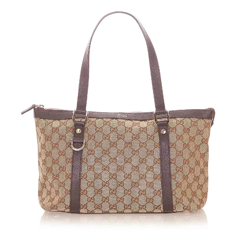 Gucci GG Canvas Abbey Tote Bag (SHG-19690)