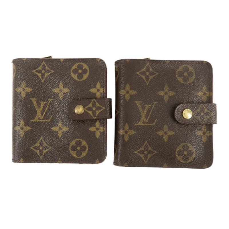 Louis Vuitton Set of 2 Monogram Compact Zip M61667