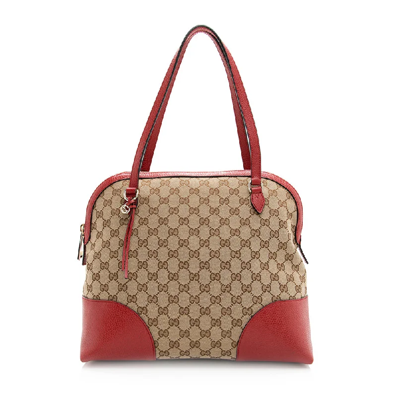 Gucci GG Canvas Bree Dome Shoulder Bag