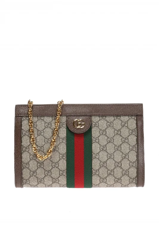 GUCCI OPHIDIA GG SUPREME CHAIN SHOULDER BAG