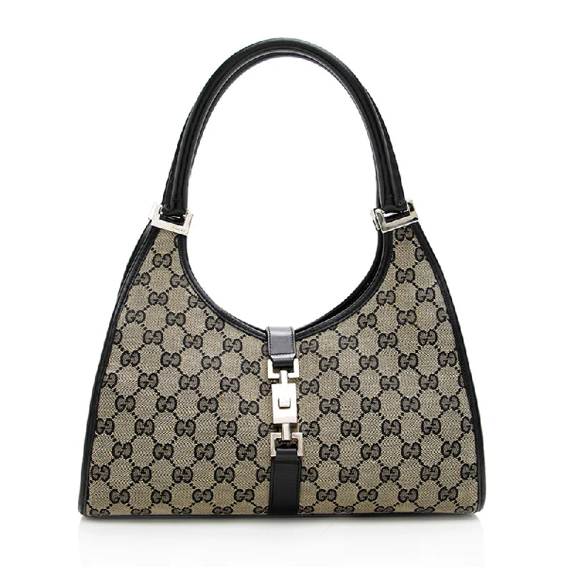 Gucci GG Canvas Bardot Satchel