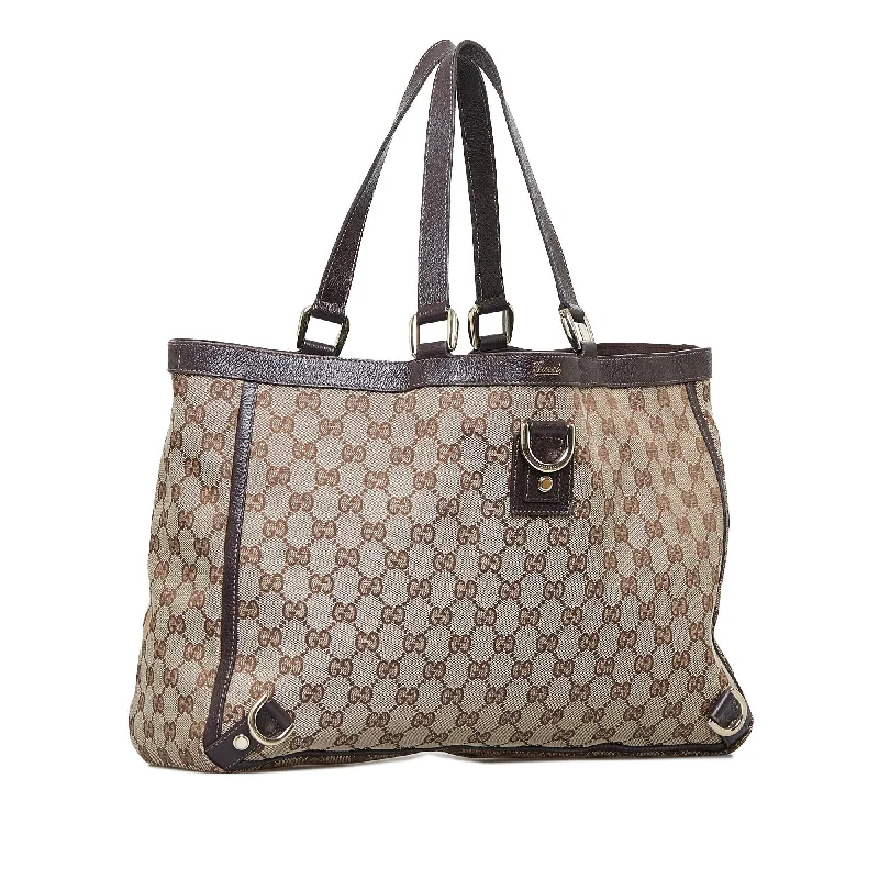 Gucci GG Canvas Abbey D-Ring Tote (SHG-fPmTQK)