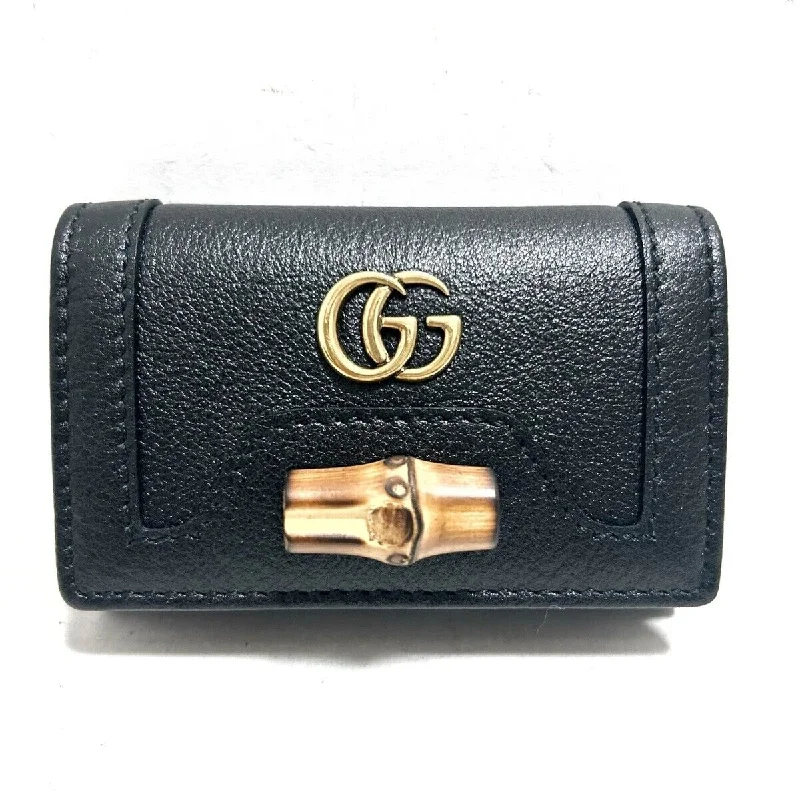 Gucci Diana Bamboo Gg Marmont Black