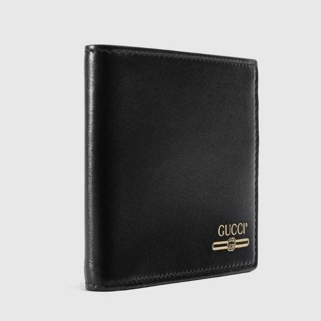 GUCCI VINTAGE LOGO BIFOLD LEATHER WALLET