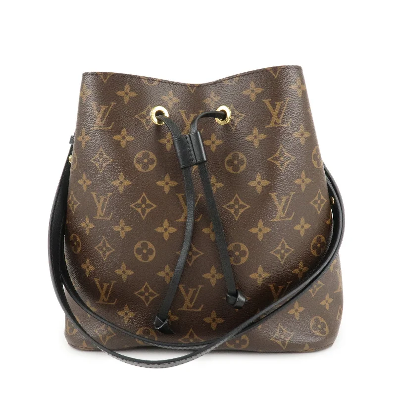 Louis Vuitton Monogram Neo Shoulder Bag Noir Brown M44020