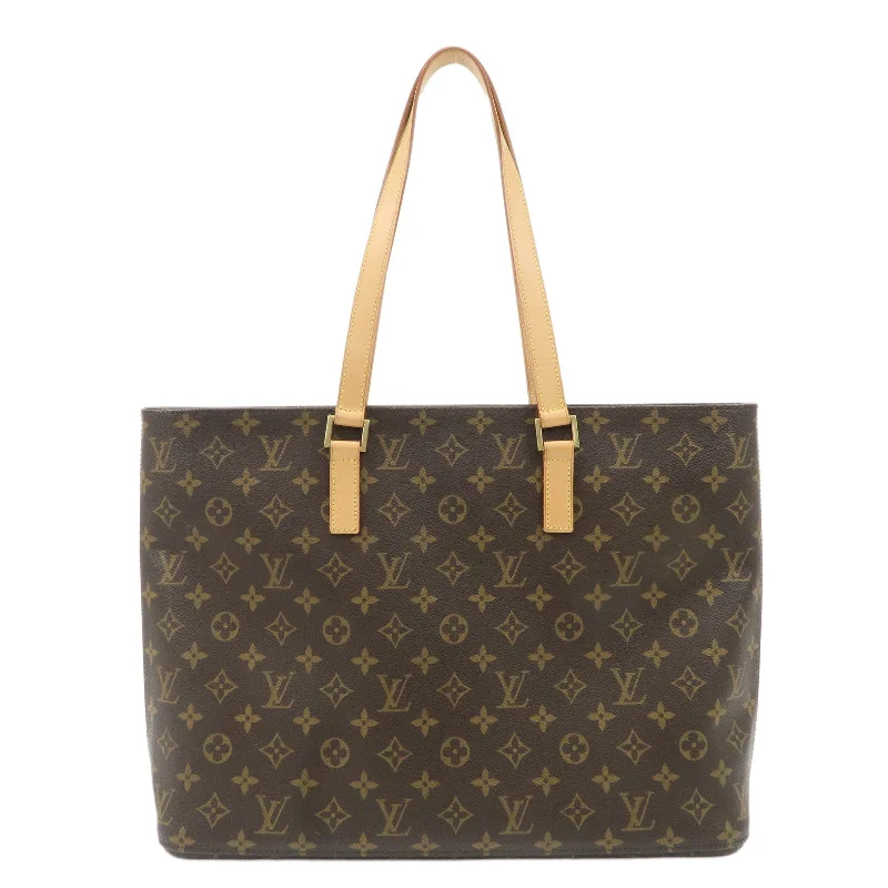 Louis Vuitton Monogram Luco Tote Bag Hand Bag Brown M51155