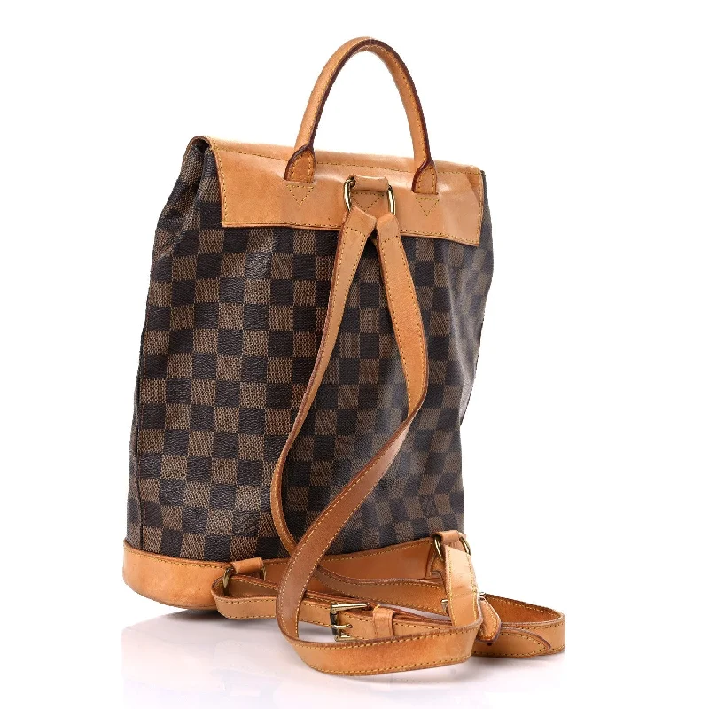 LOUIS VUITTON DAMIER EBENE SOHO CENTENAIRE BACKPACK