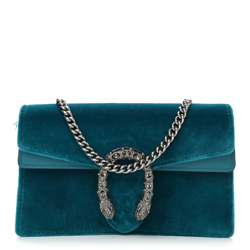 GUCCI DIONYSUS SUPER MINI VELVET SHOULDER BAG