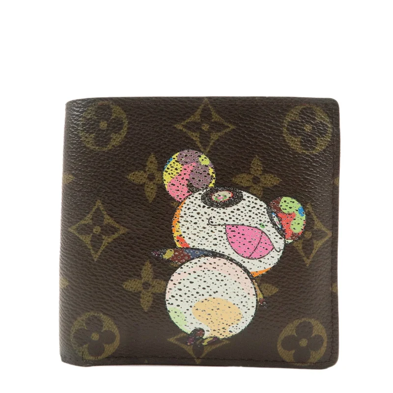 Louis Vuitton Panda Portefeuille Marco *Initials engraved M61666