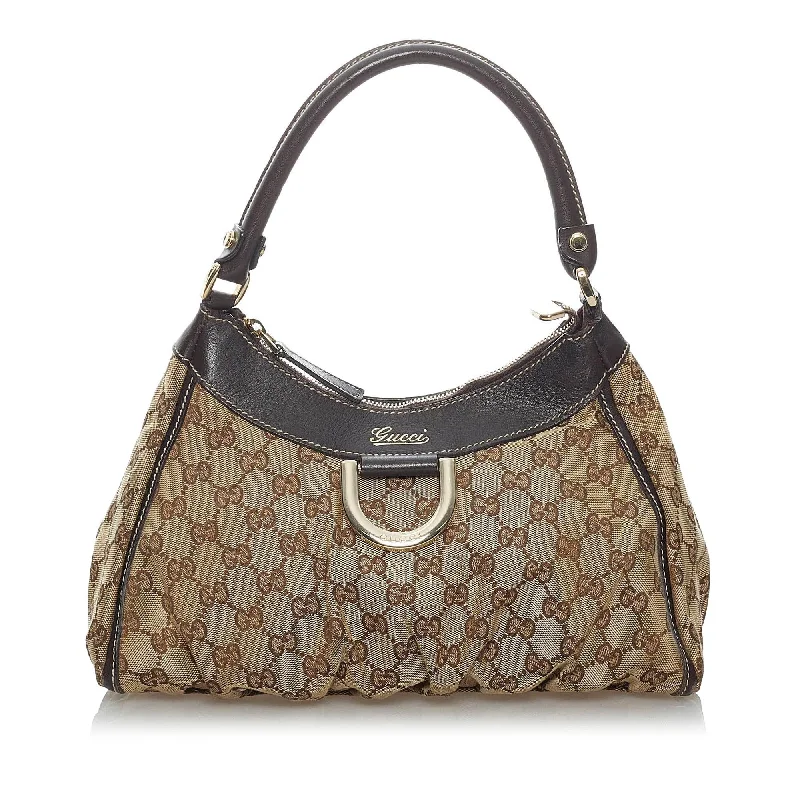 Gucci GG Canvas Abbey D-Ring Shoulder Bag