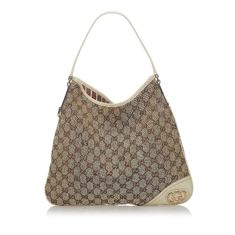 Gucci GG Canvas New Britt Shoulder Bag