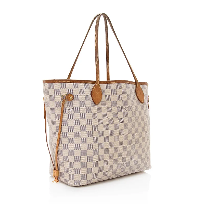 Louis Vuitton Damier Azur Neverfull MM Tote (19519)