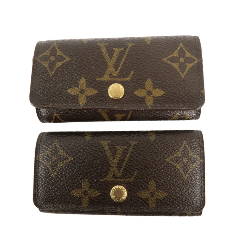 Louis Vuitton Monogram Set of 2 Multicles 4 Key Case M62631