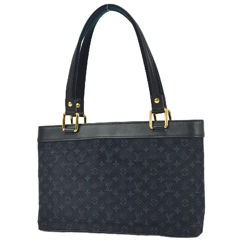 Louis Vuitton 2003 Navy Monogram Mini Lucille PM Tote Bag M92680