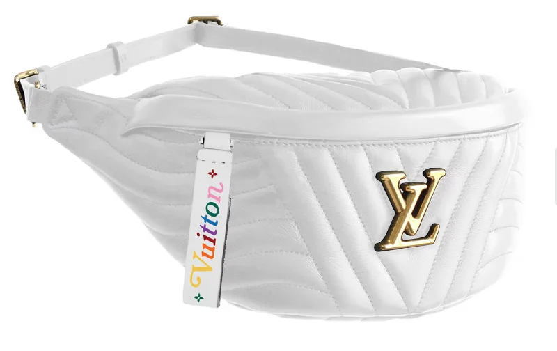 LOUIS VUITTON QUILTED CALFSKIN NEW WAVE BUMBAG