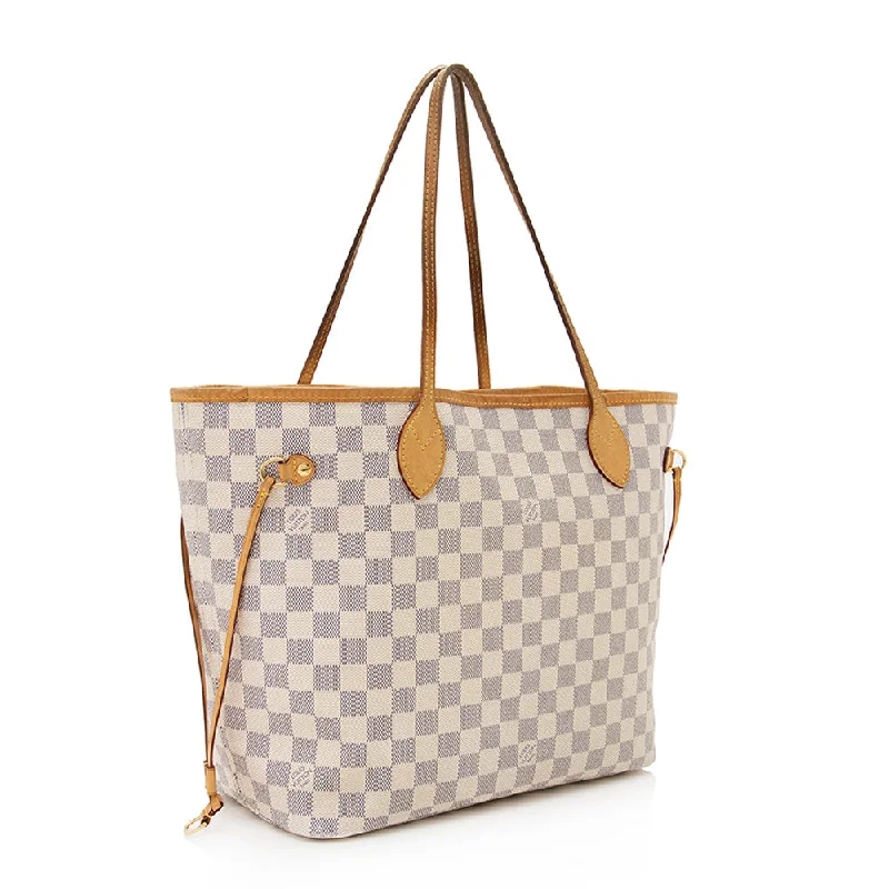 Louis Vuitton Damier Azur Neverfull MM Tote (19737)