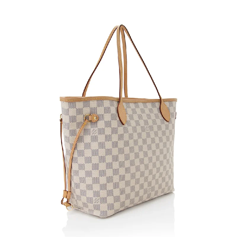 Louis Vuitton Damier Azur Neverfull MM Tote (18319)