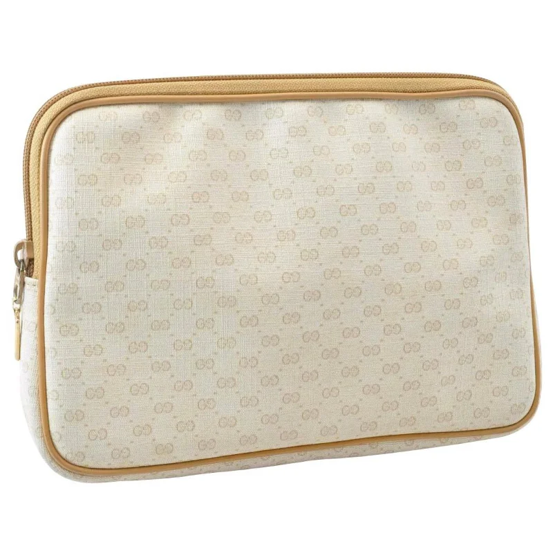 GUCCI GG CANVAS CLUTCH/ POUCH BAG