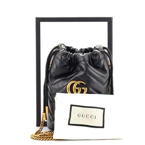 GUCCI GG MARMONT MINI BUCKET BAG