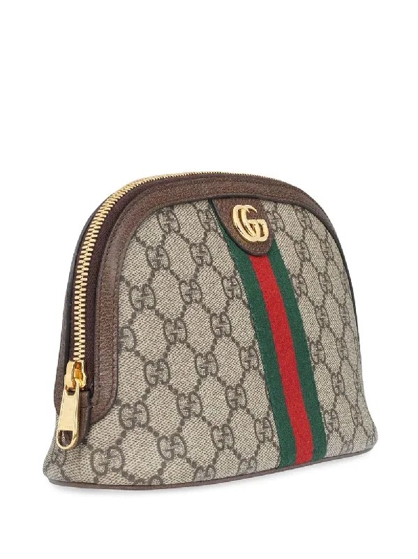 GUCCI GG SUPREME OPHIDIA LARGE COSMETIC CASE