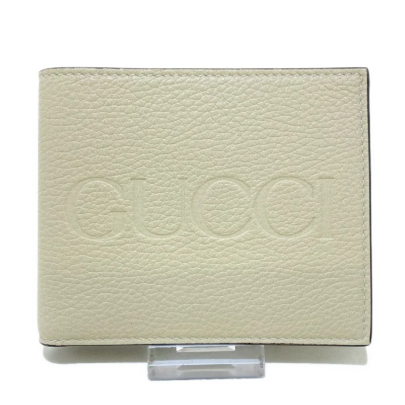 Gucci Logo Cream Leather - Bifold