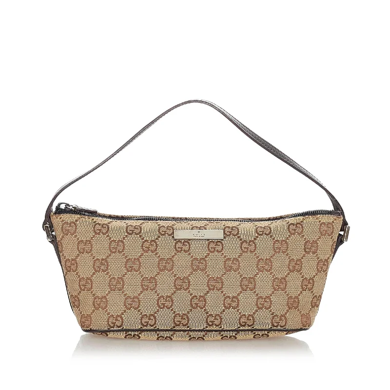 Gucci GG Canvas Boat Baguette