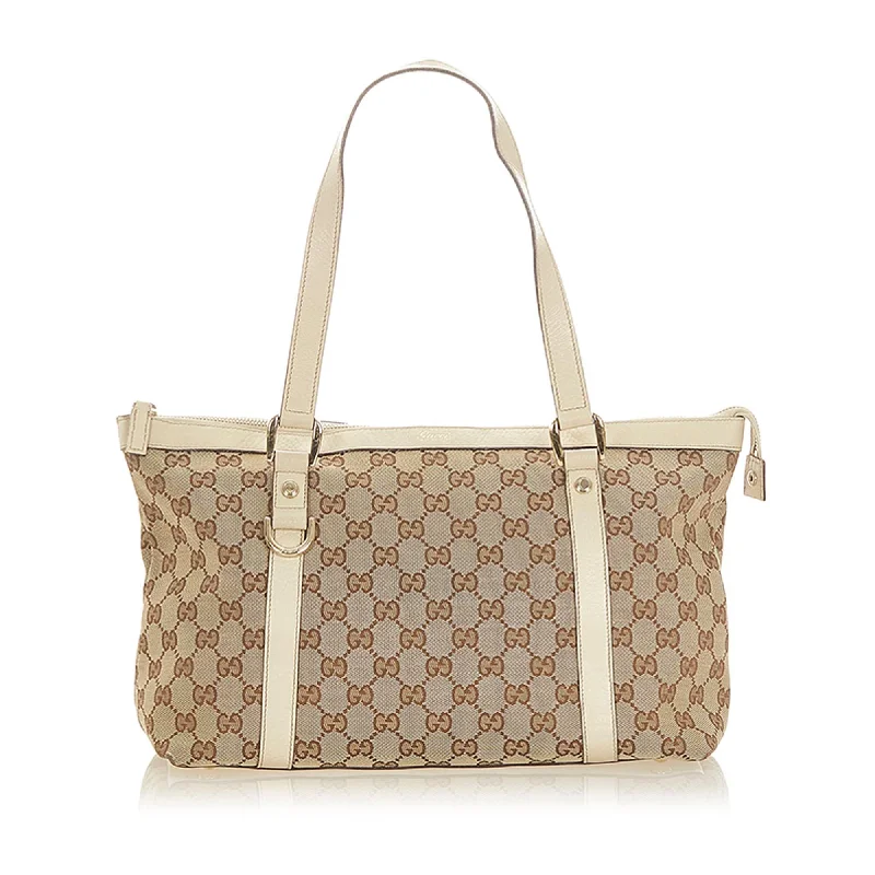 Gucci GG Canvas Abbey Tote Bag (SHG-19400)