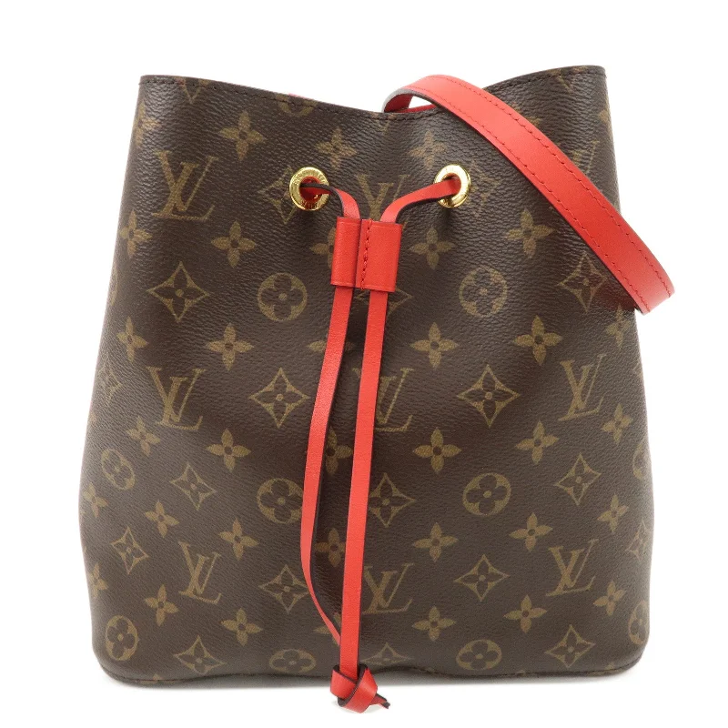 Louis Vuitton Monogram Neo Noe Shoulder Bag Coquelicot M44021