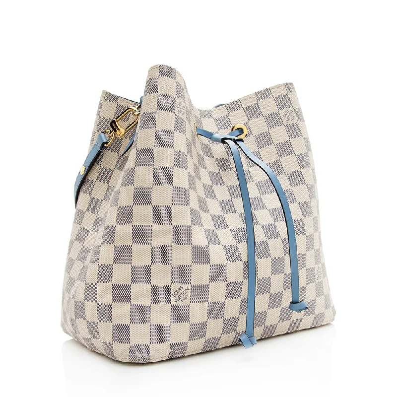 Louis Vuitton Damier Azur Neonoe Shoulder Bag (21425)