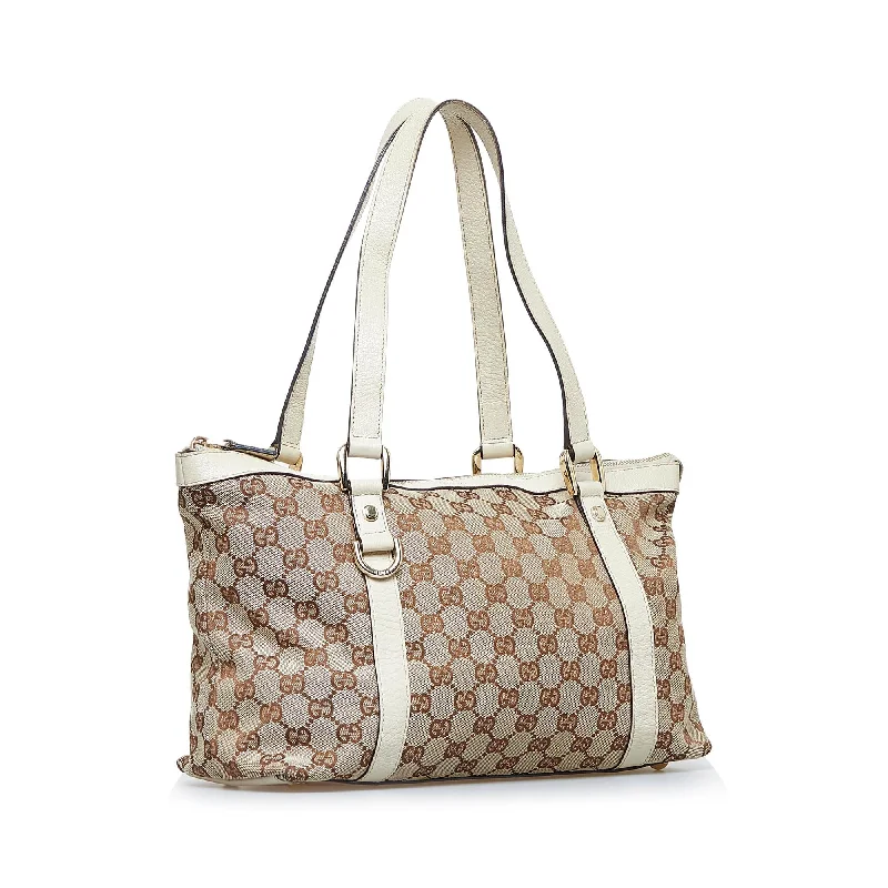 Gucci GG Canvas Abbey D-Ring Tote (SHG-2biCS5)