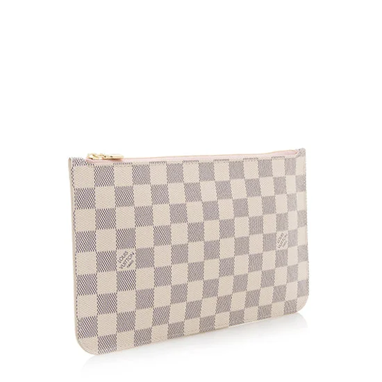 Louis Vuitton Damier Azur Neverfull MM Pochette (19777)