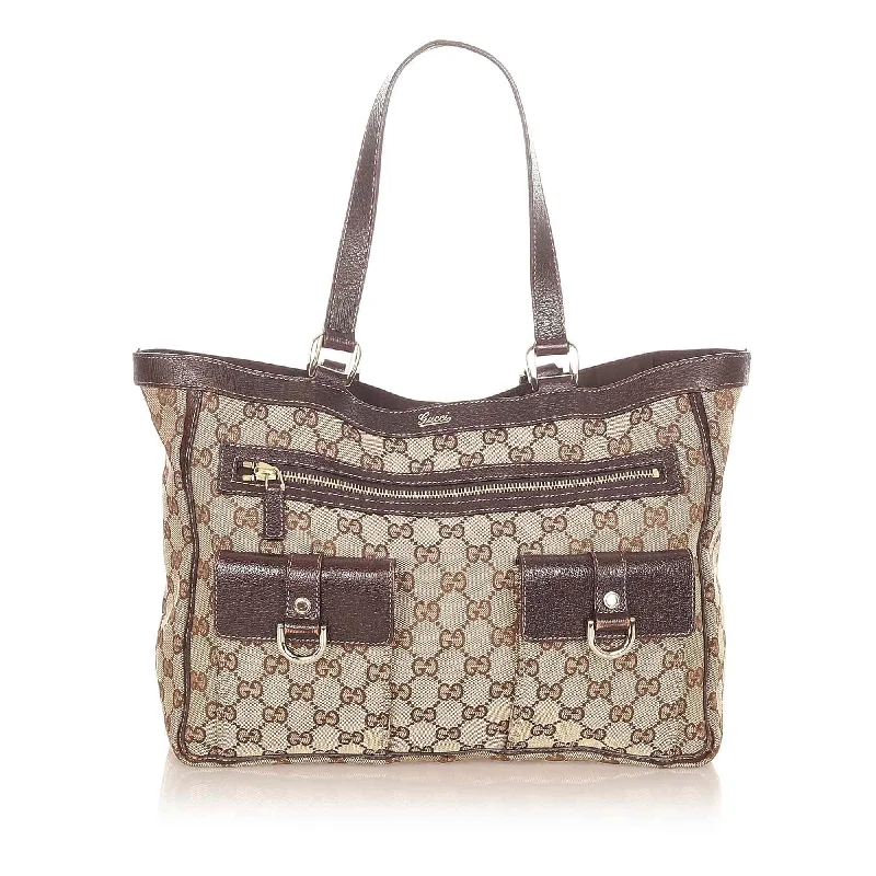 Gucci GG Canvas Abbey D-Ring Tote Bag (SHG-20472)