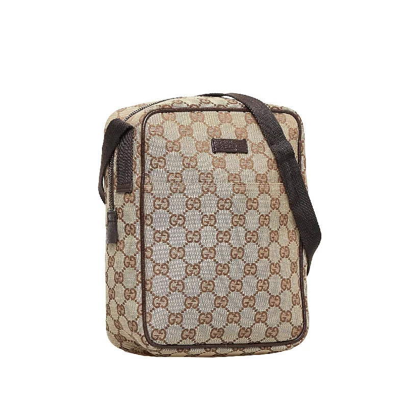 Gucci GG Canvas Crossbody Bag (SHG-6LM6sB)