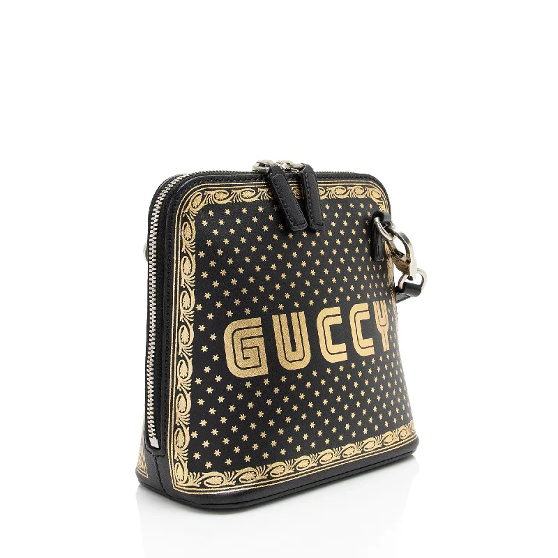 Gucci Calfskin Star Print Guccy Mini Shoulder Bag (bf5g9D)