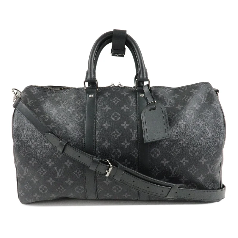 Louis Vuitton Monogram Eclipse Keep All Bandouliere 45 M40569