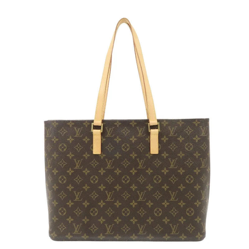 Louis Vuitton Monogram Luco Tote Bag Hand Bag Brown M51155