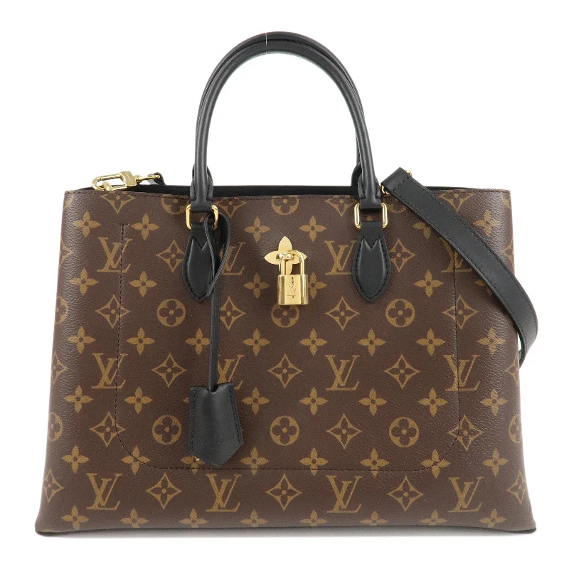 Louis Vuitton Monogram 2Way Bag Flower Tote Shoulder Bag M43550