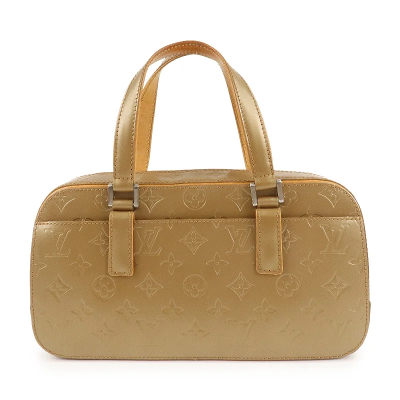 Louis Vuitton Monogram Matte Shelton Hand Bag Ambre M55177