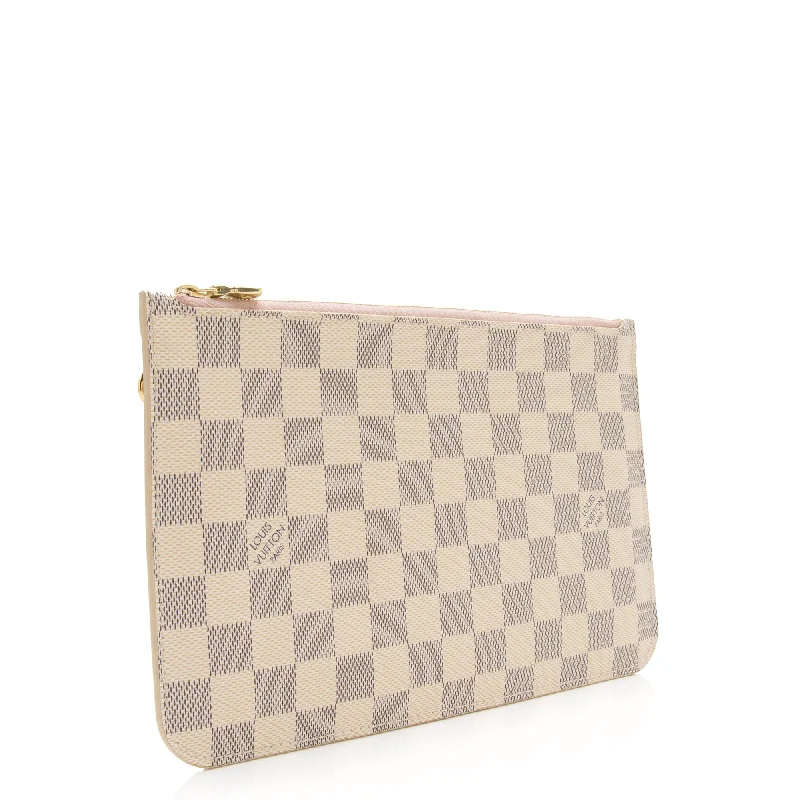 Louis Vuitton Damier Azur Neverfull MM Pochette (23938)