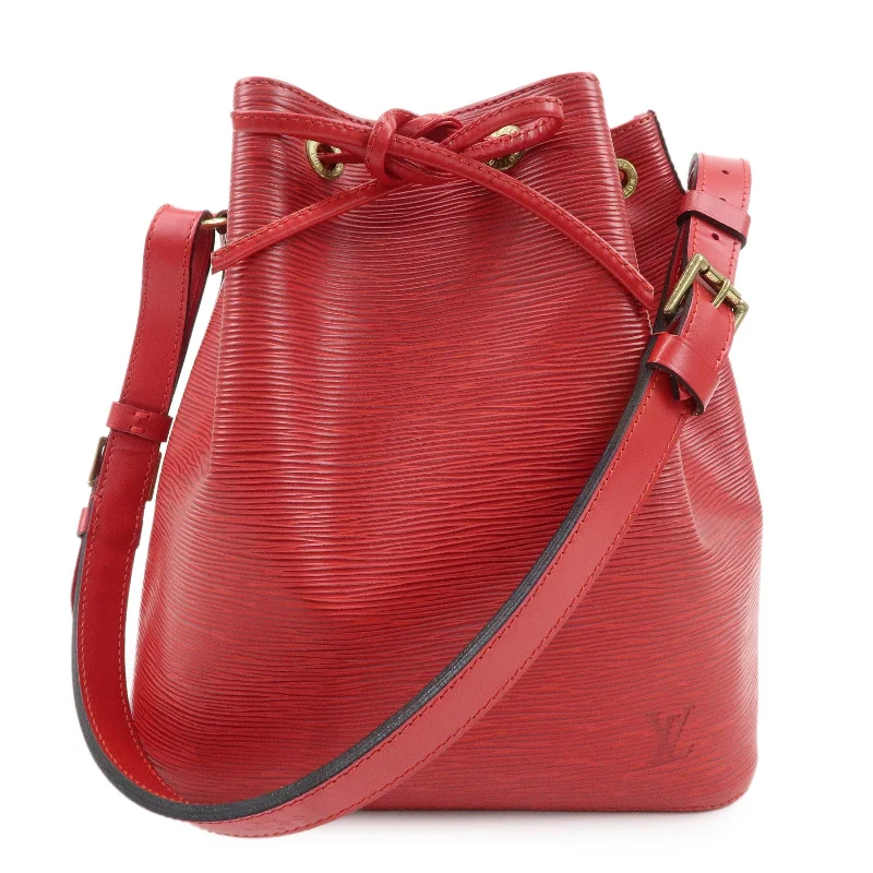 Louis Vuitton Epi Petit Noe Shoulder Bag Castilian Red M59017