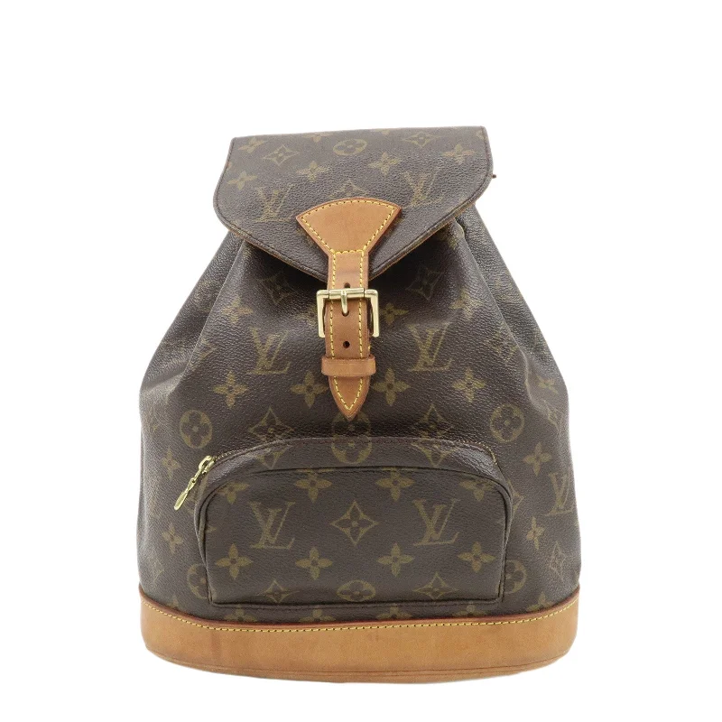 Louis Vuitton Monogram Montsouris MM Back Pack Bag M51136