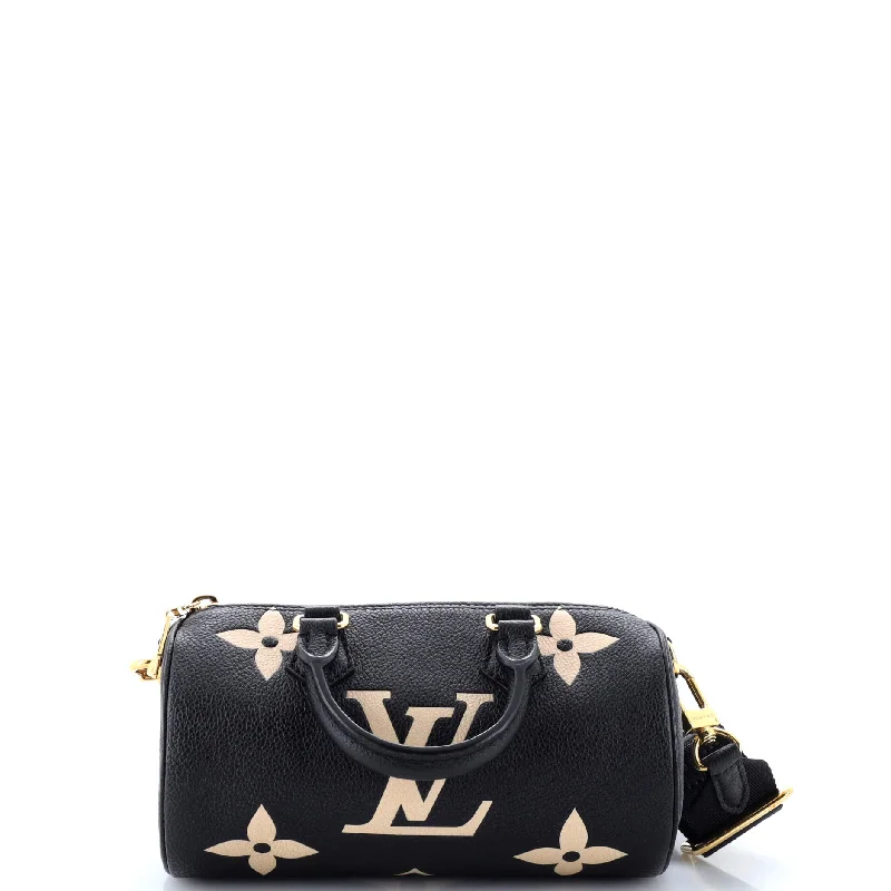 Papillon Handbag Bicolor Monogram Empreinte Giant BB