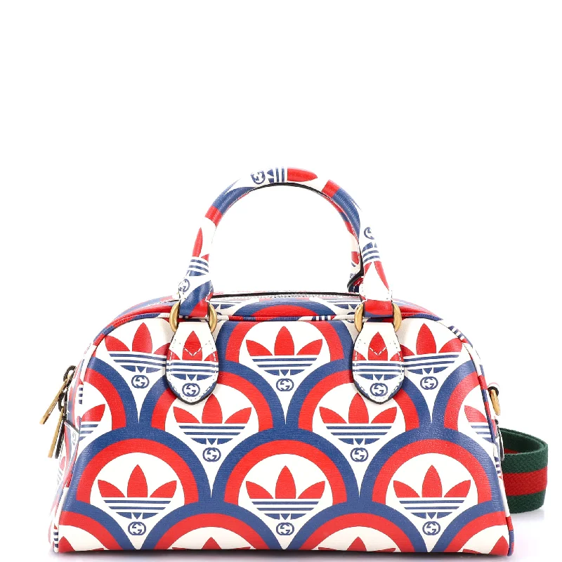 x adidas Duffle Bag Printed Leather Mini