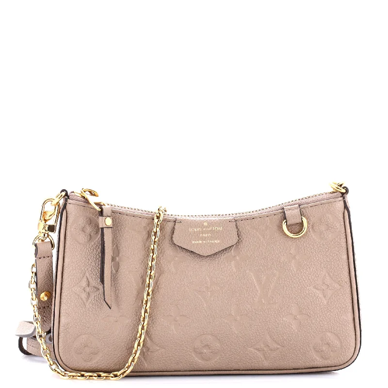 Easy Pouch on Strap Monogram Empreinte Leather