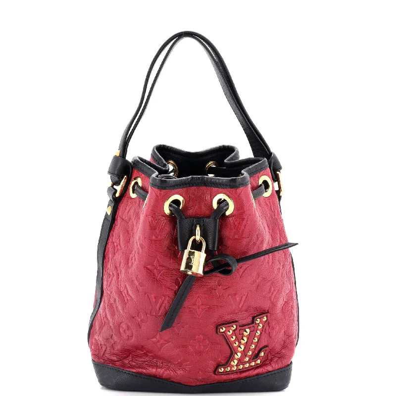 Double Jeu NeoNoe Bag Monogram Embossed Leather