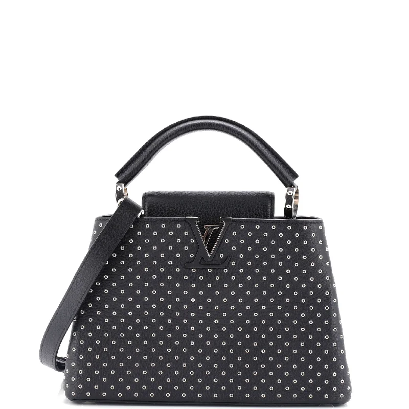 Capucines Bag Grommet Embellished Leather BB