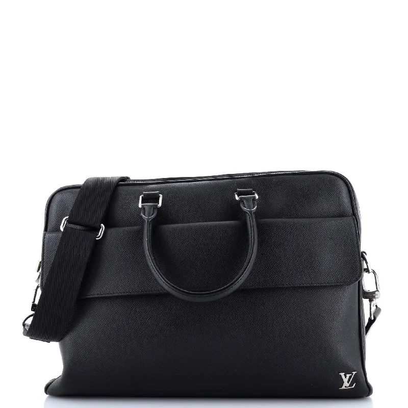 Alex Briefcase Taiga Leather