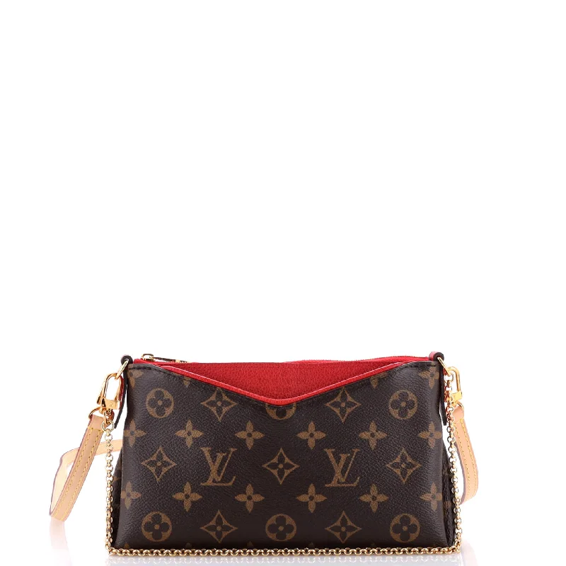 Pallas Clutch Monogram Canvas with Leather