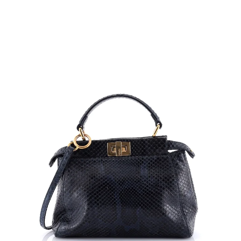 Peekaboo Bag Python Mini