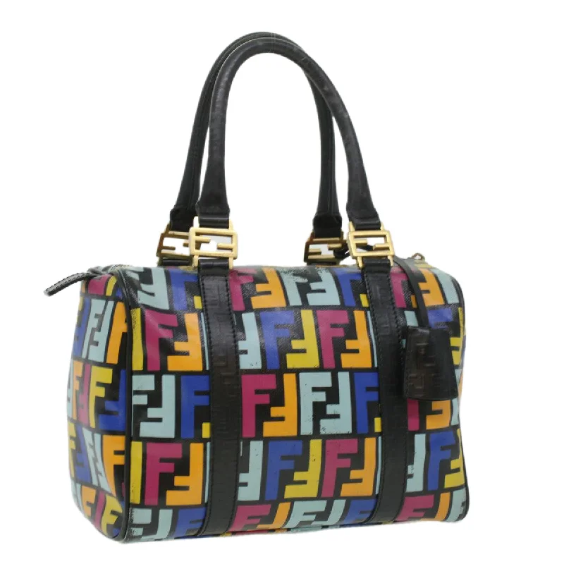 FENDI Zucca Canvas Hand Bag Multicolor  33276